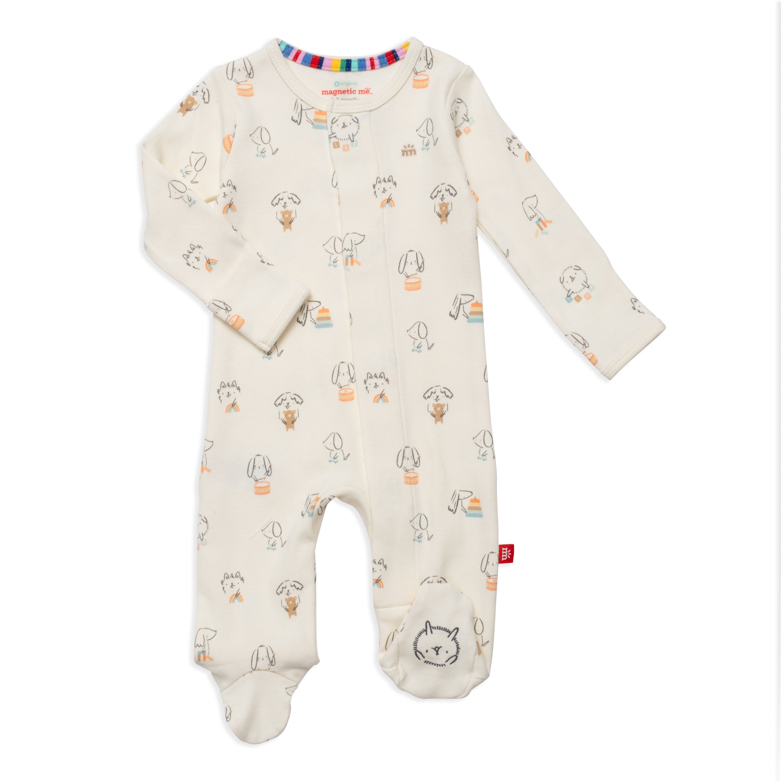 Whistledon Organic Cotton Magnetic Footie
