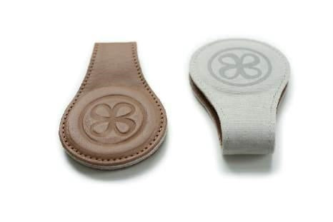 Nikiani - Cloby x Buggygear - Magnetic Leather Clips (set of 2) Brown