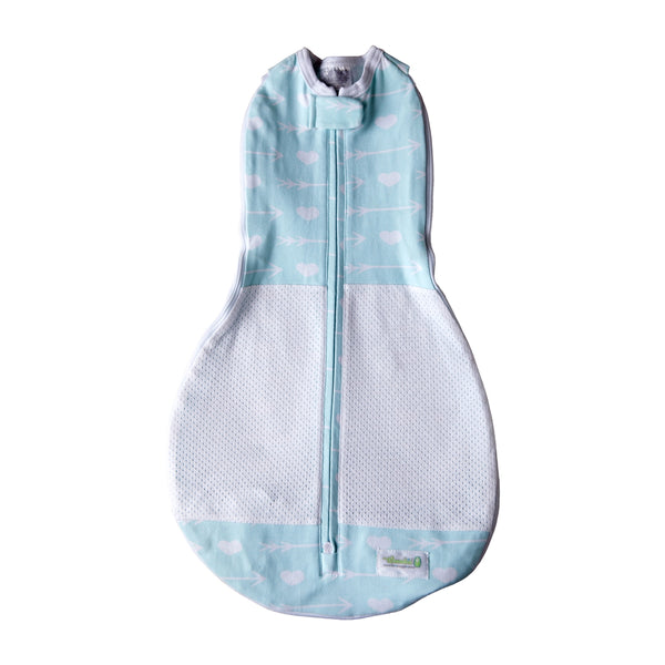 Grow With Me Convertible Swaddle AIR 5 - Mint Arrows