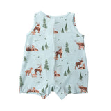 Sleeveless Shortie Romper