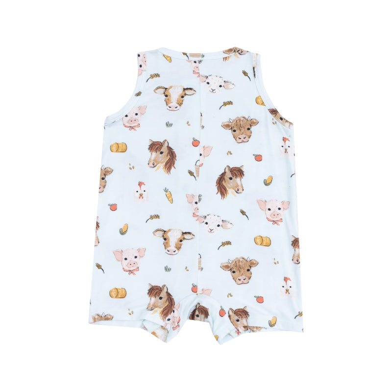 Sleevleess Shortie Romper