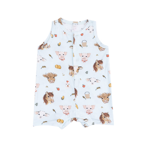 Sleevleess Shortie Romper