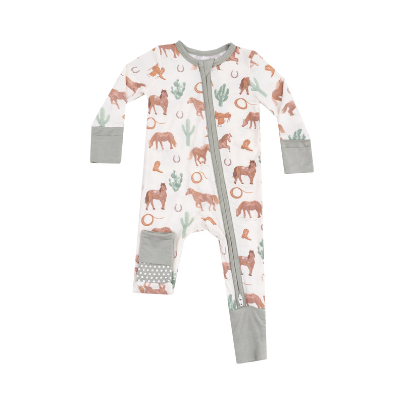 Farm & Western - Zipper Rompers
