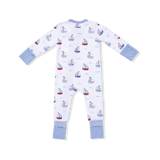 Nautical & Ocean Friends - Zipper Rompers