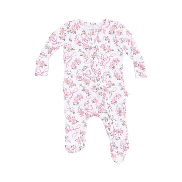 Bows & Ballet - Zipper Footies