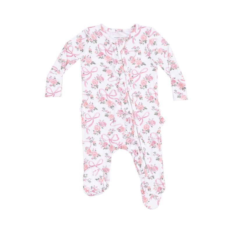 Bows & Ballet - Zipper Footies