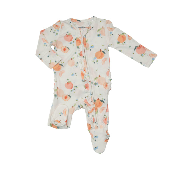 Zipper Footie - Florals