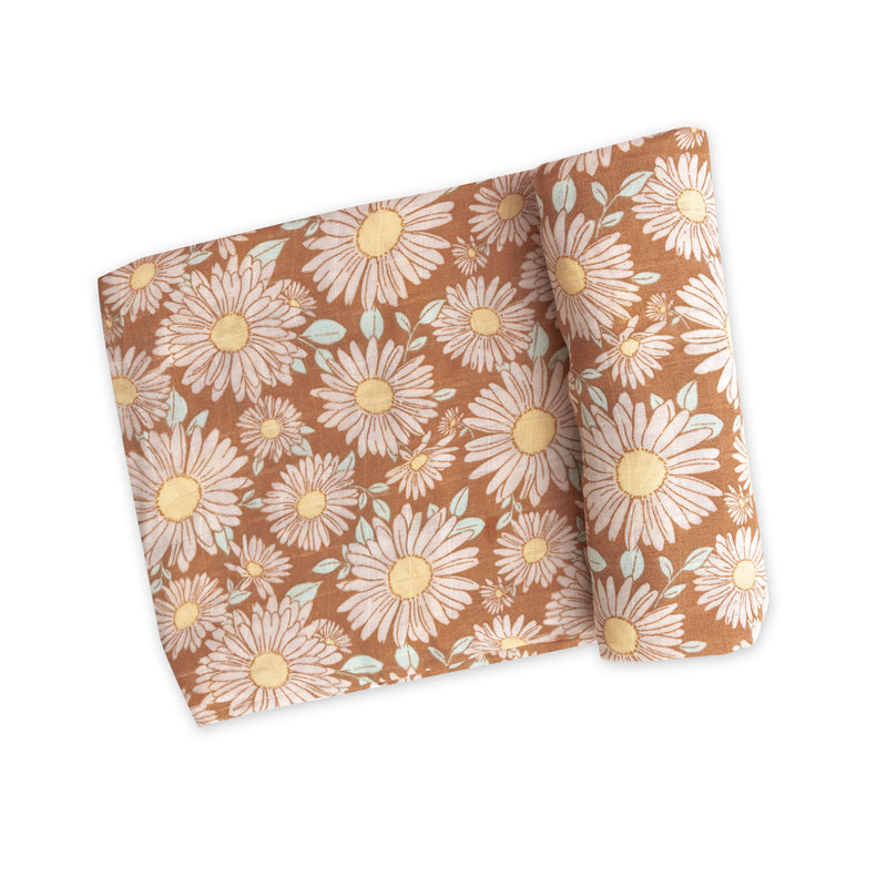 Bamboo Muslin Swaddle Blanket - Florals