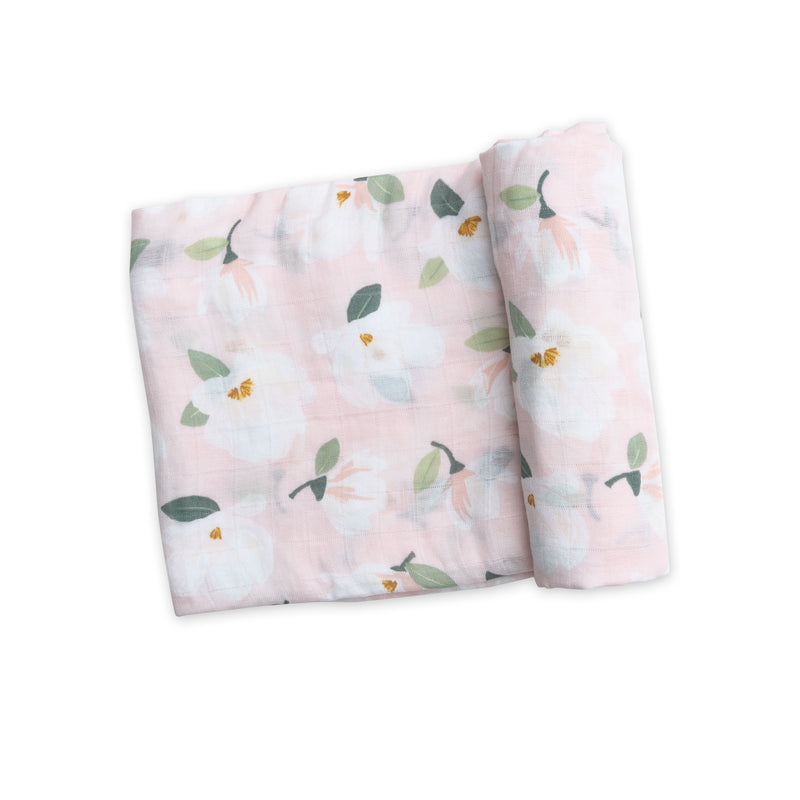 Bamboo Muslin Swaddle Blanket - Florals