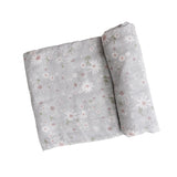 Bamboo Muslin Swaddle Blanket - Florals