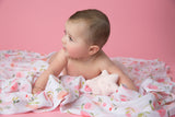 Bamboo Muslin Swaddle Blanket - Florals