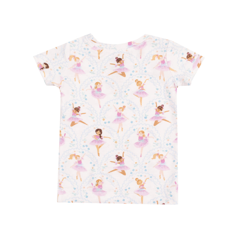Bows & Ballet - Short Sleeve Loungewear Set
