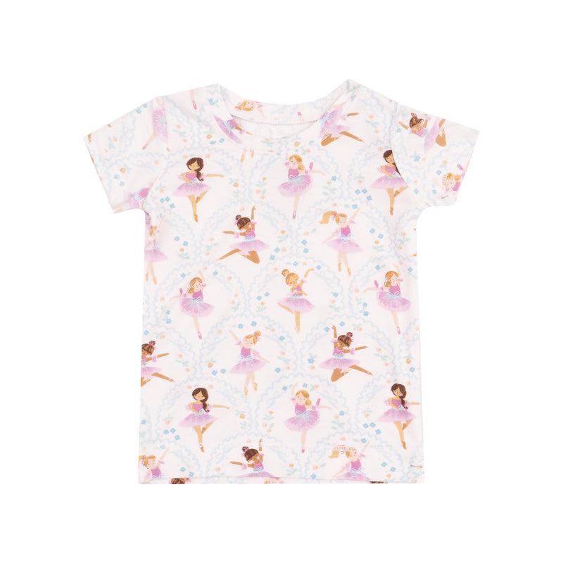 Bows & Ballet - Short Sleeve Loungewear Set