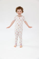Bows & Ballet - Short Sleeve Loungewear Set