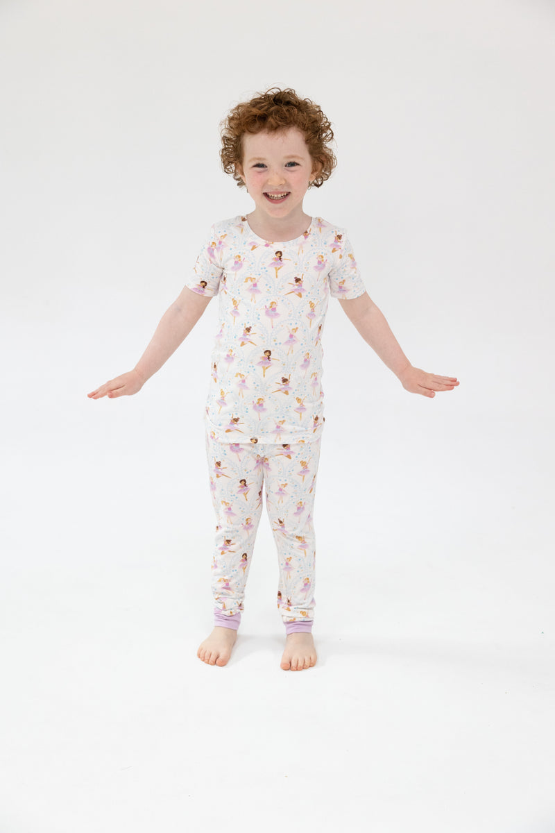 Bows & Ballet - Short Sleeve Loungewear Set