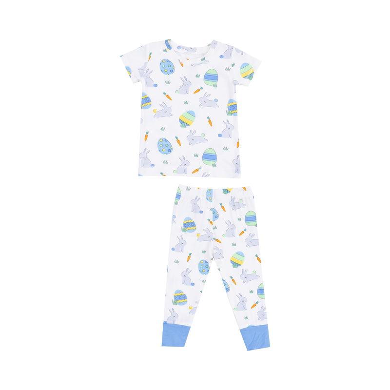 Short Sleeve Loungewear Set - Easter Bunnies