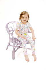Short Sleeve Loungewear Set - Easter Bunnies