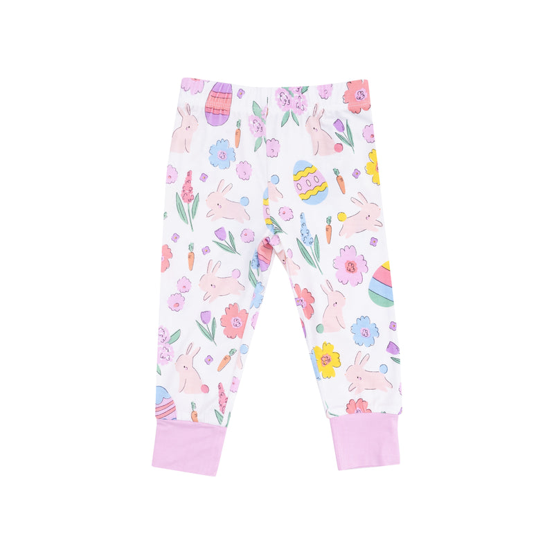 Short Sleeve Loungewear Set - Easter Bunnies