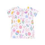 Short Sleeve Loungewear Set - Easter Bunnies