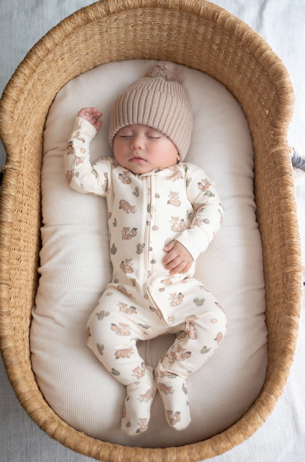 Desert Friends Collection - Organic 2-Way Zipper Footie