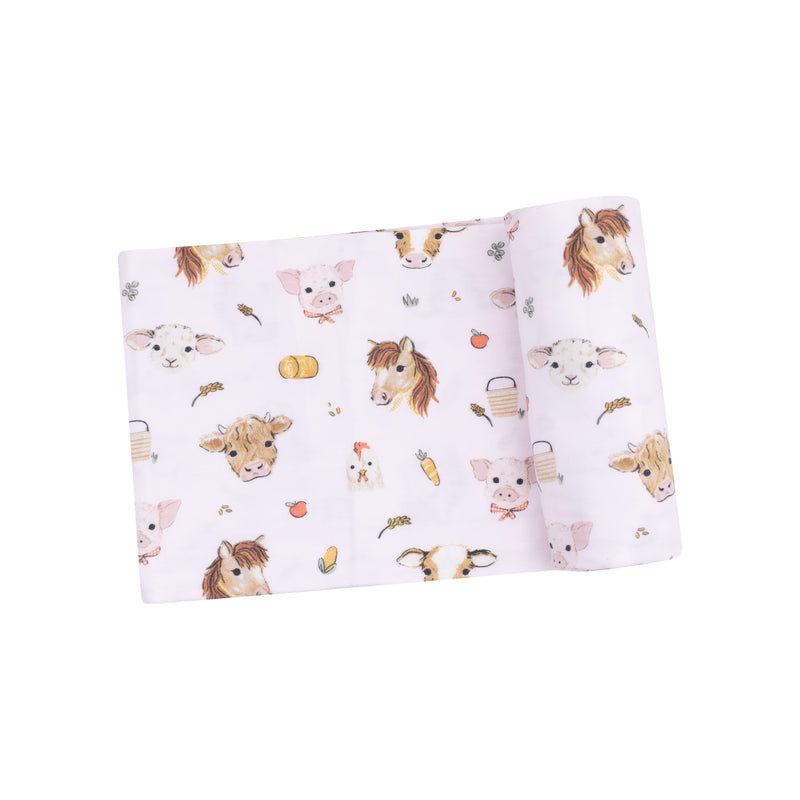 Bamboo Jersey Swaddle Blankets - Prints