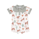Cowboy Shortie Romper
