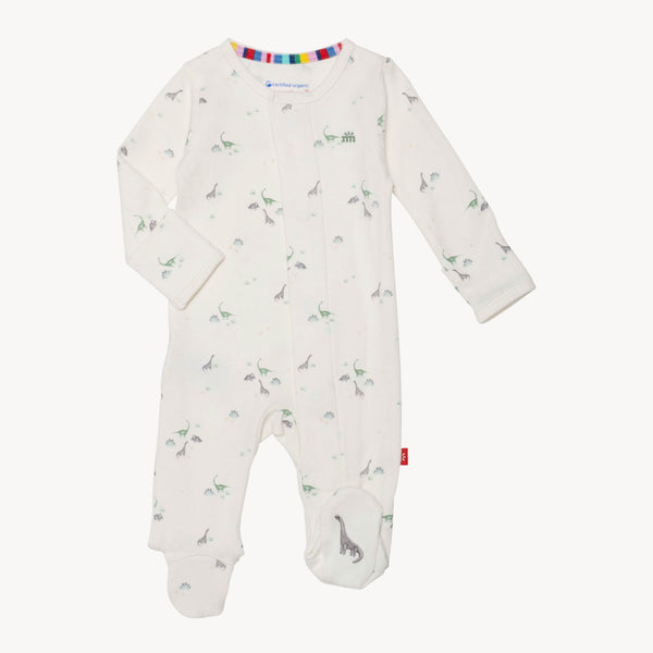 Organic Cotton Magnetic Footie - Tiny Diny