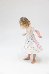 Short Sleeve Twirly Sundress