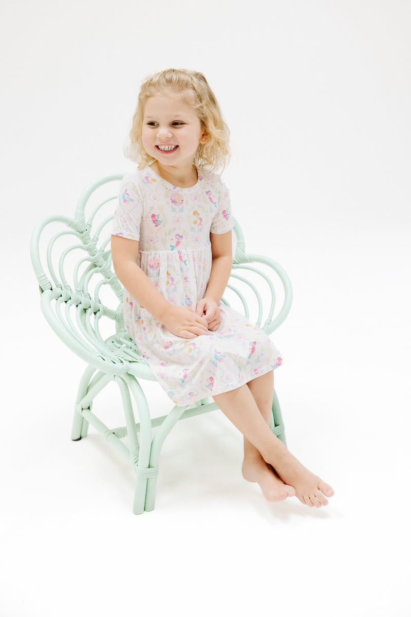 Short Sleeve Twirly Sundress