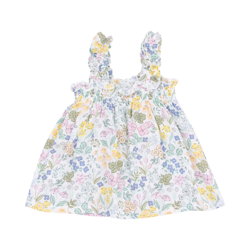 Ruffly Strap Top & Bloomer Set