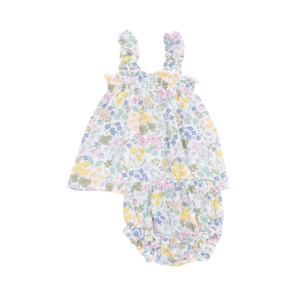 Ruffly Strap Top & Bloomer Set