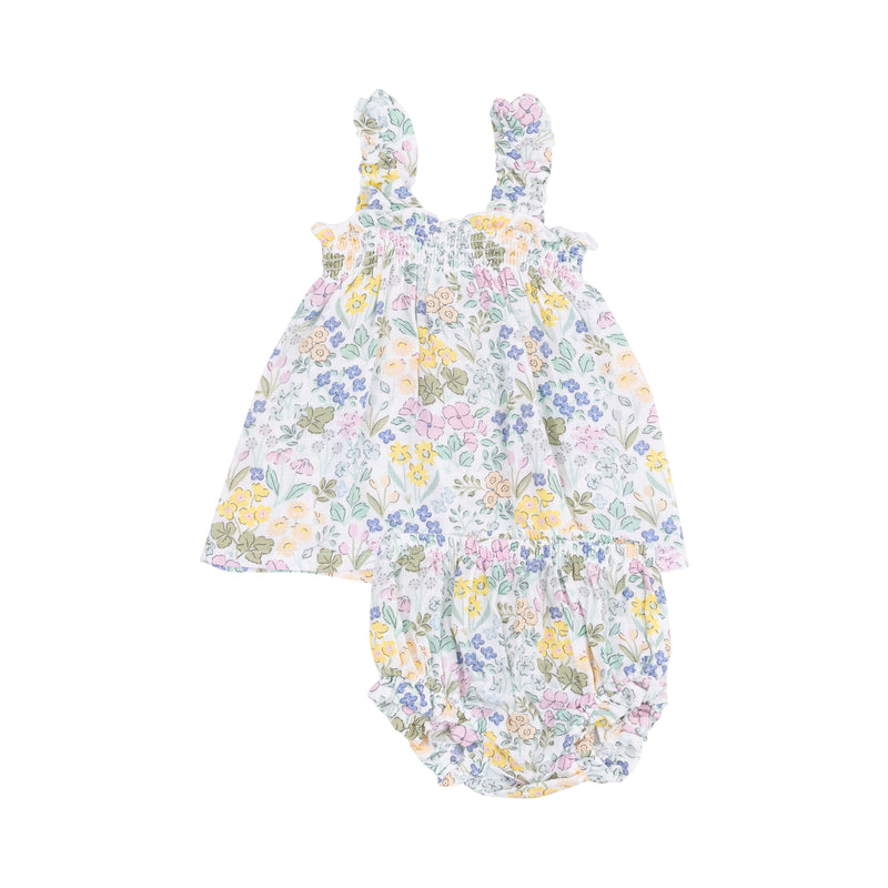 Ruffly Strap Top & Bloomer Set