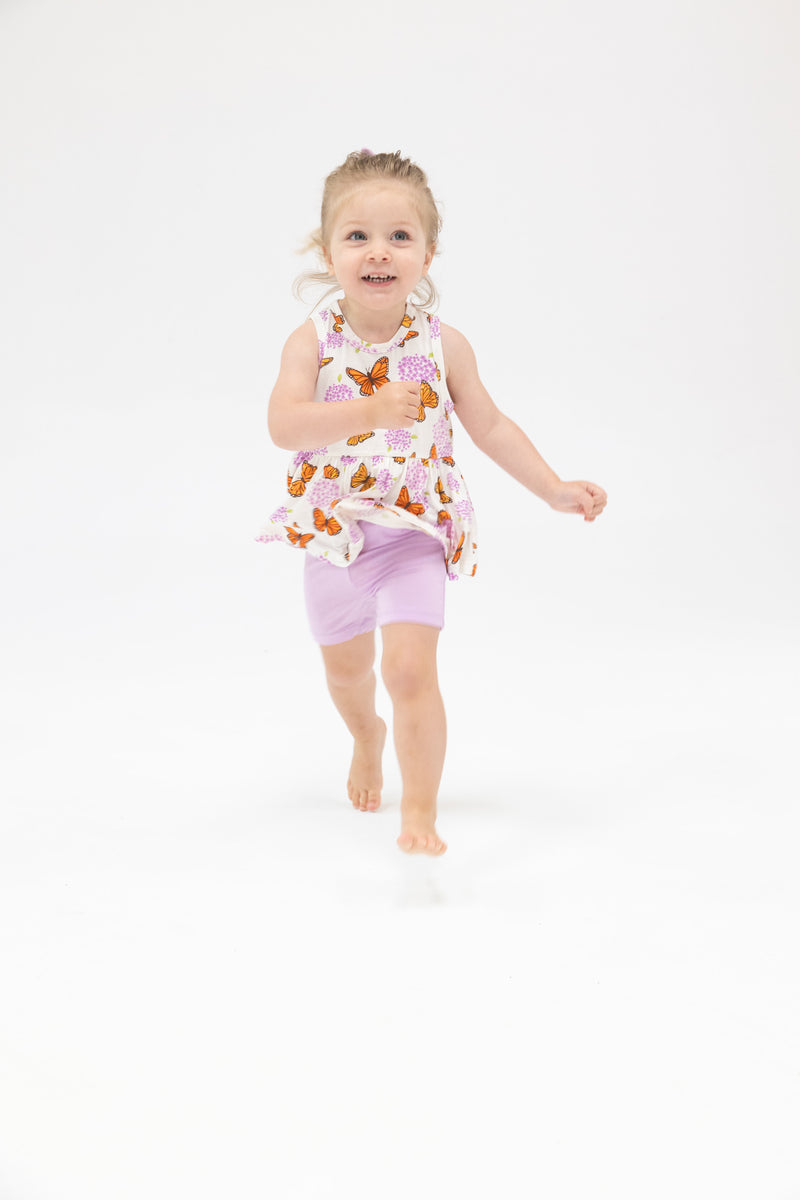 Peplum Tank Top & Bike Shorts