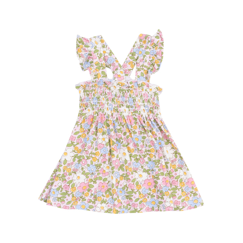 Ruffle Strap Smocked Top & Diaper Cover