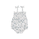 Tie Strap Smocked Bubble