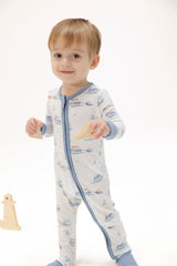 Nautical & Ocean Friends - Zipper Rompers