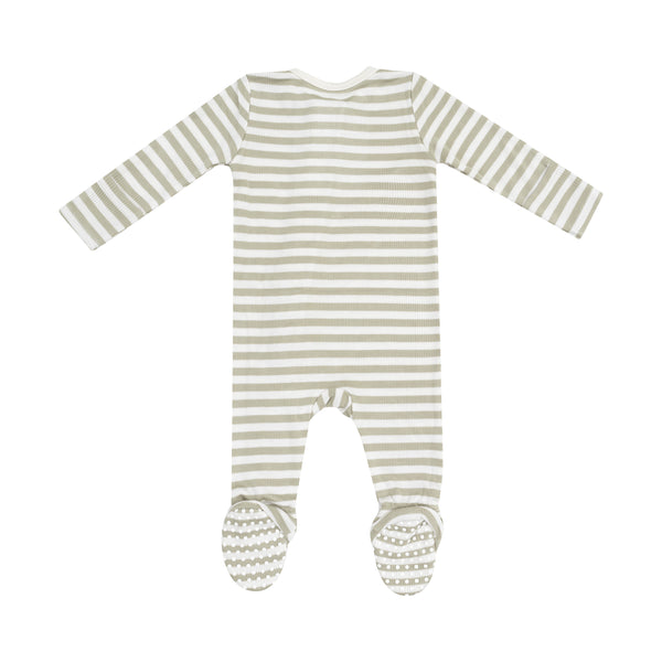 Stripes - Zipper Footies