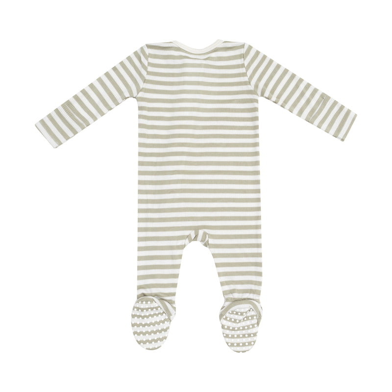 Stripes - Zipper Footies