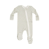 Stripes - Zipper Footies