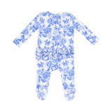 Zipper Footie - Florals