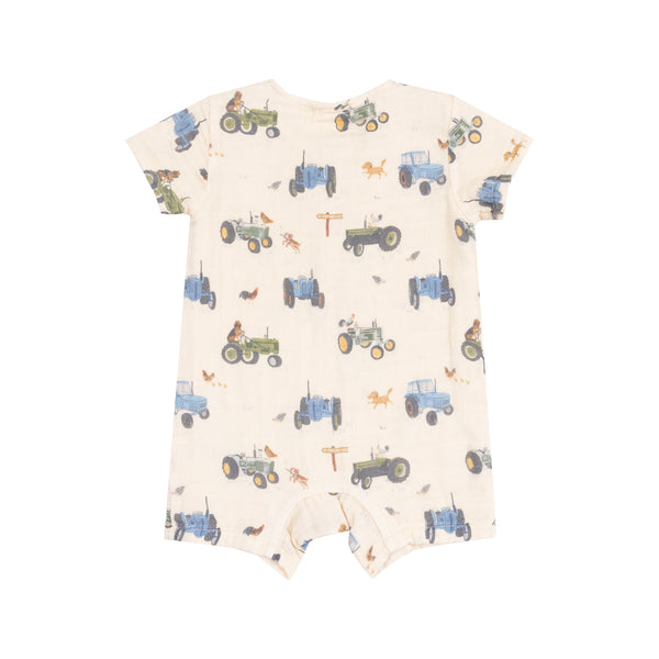 Muslin Henley Shortall