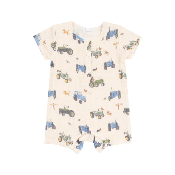 Muslin Henley Shortall