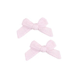 2 Pack Muslin Hair Bow with Clip