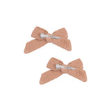 2 Pack Muslin Hair Bow with Clip