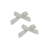 2 Pack Muslin Hair Bow with Clip