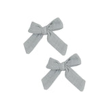 2 Pack Muslin Hair Bow with Clip