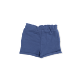 French Terry Ruffle Sweatshirt & Paperbag Short