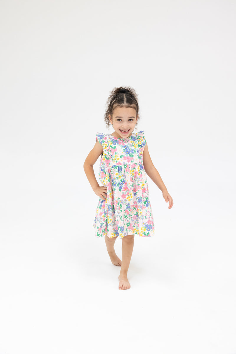 Ruffle Sleeve Dress