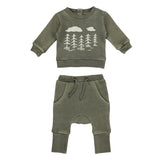 Cozy Graphic Sweatshirt & Jogger Set