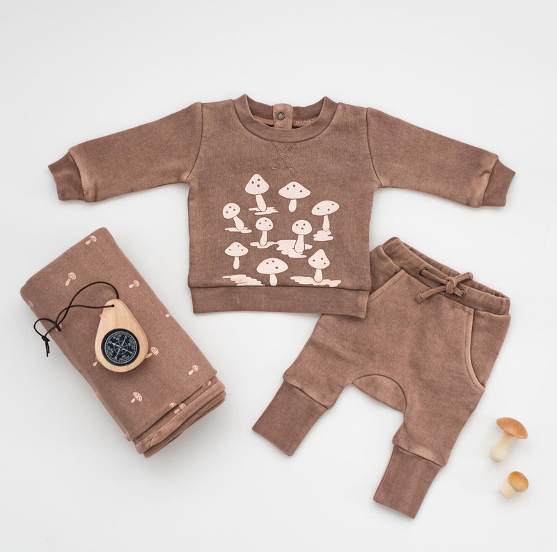 Cozy Graphic Sweatshirt & Jogger Set